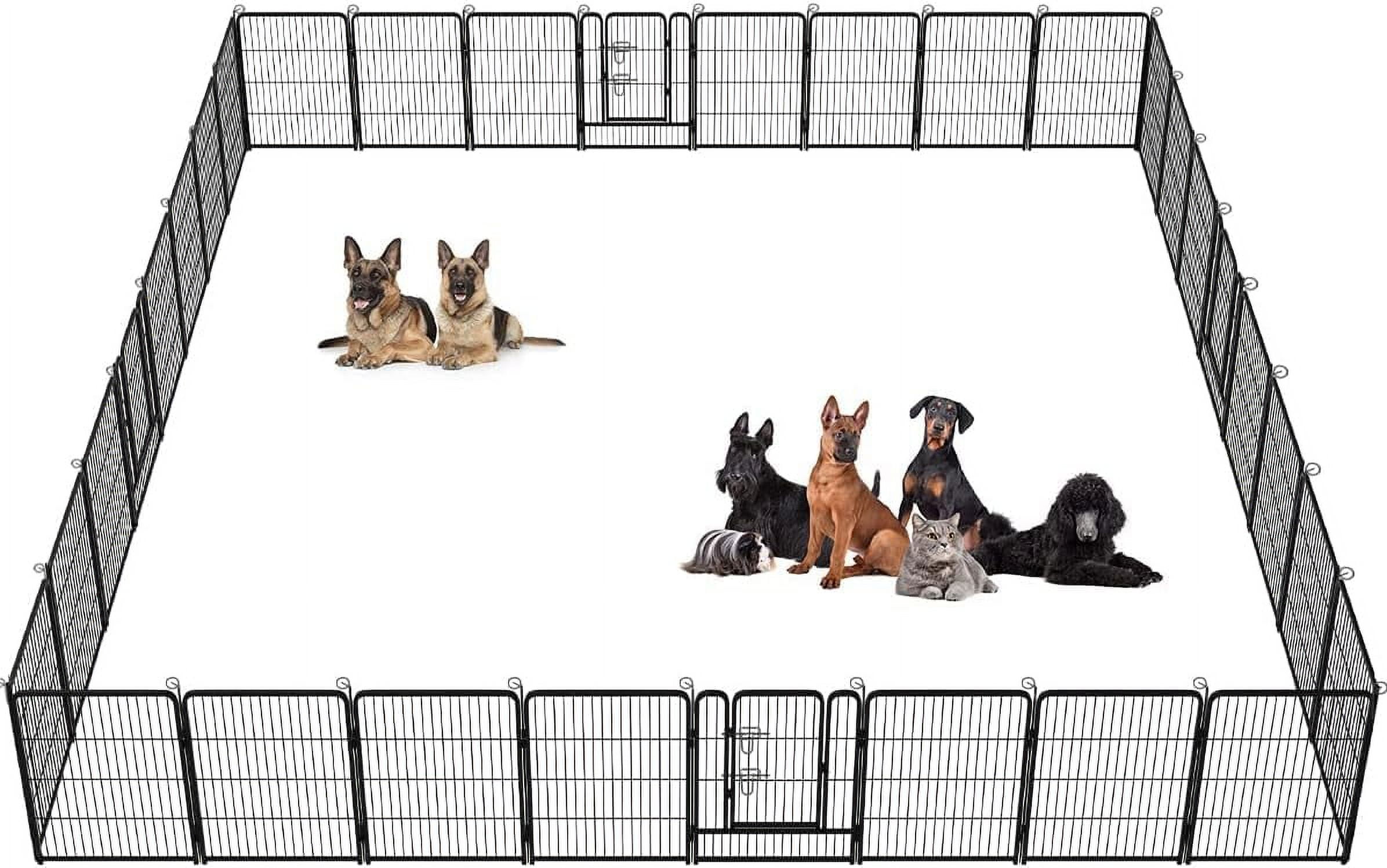 "BestPet Adjustable Large Indoor Exercise Dog Playpen, 32"" Height, 32
