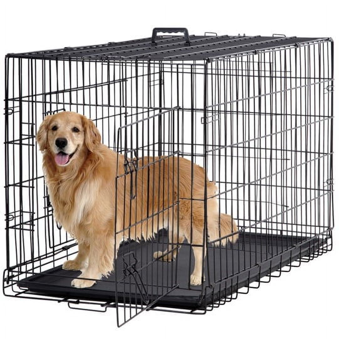 Lucky Dog Sliding DoubleDoor Dog Crate, XLarge, 48"L