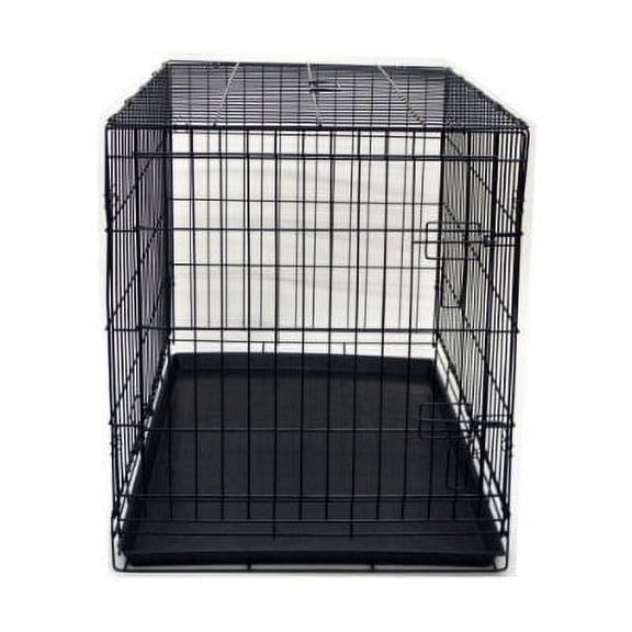 BestPet Folding Dog Kennel with Tray, 36"L