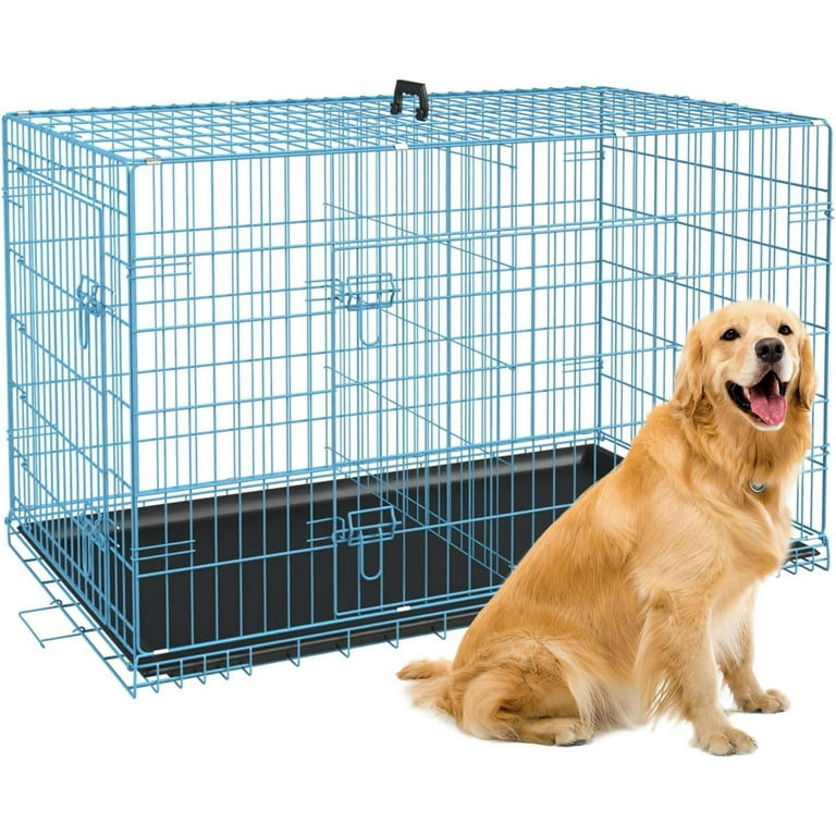 Large dog crate plastic bottom sales