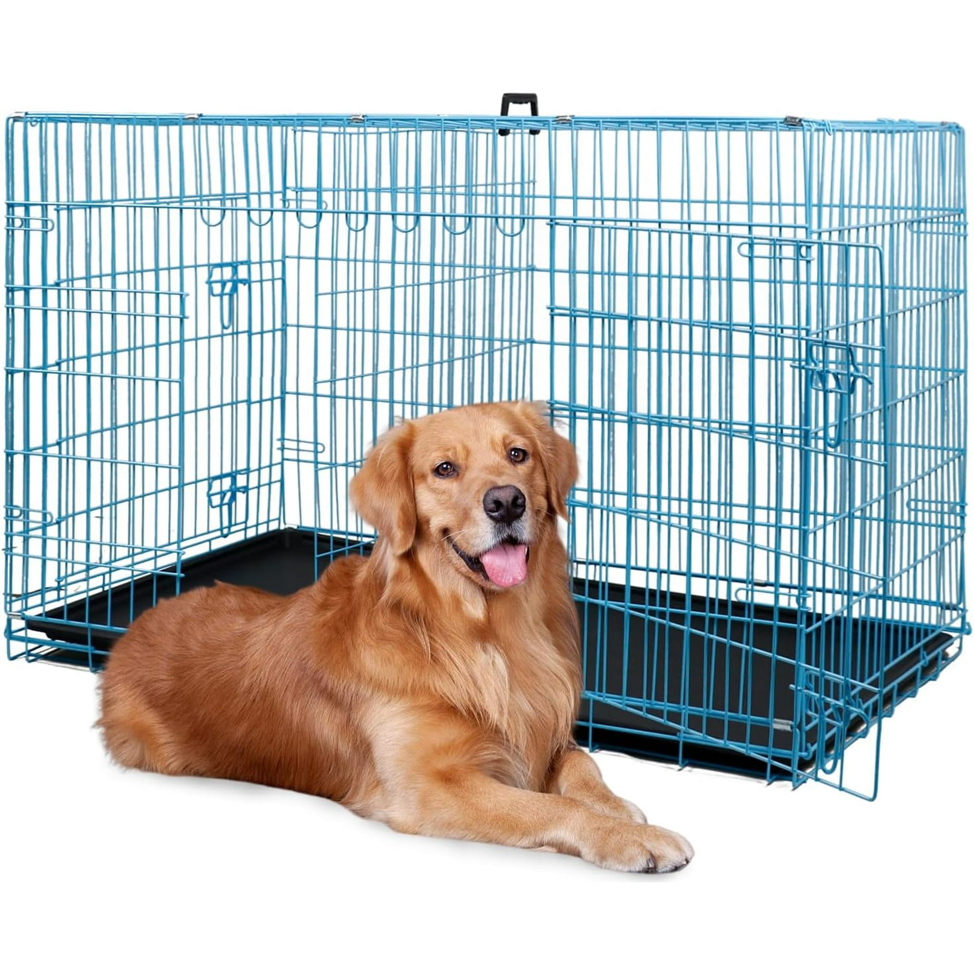 48 inch folding dog crate deals