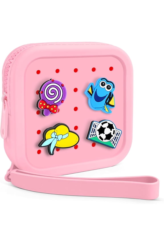 BestStone Small Silicone Pouch for Purse  Portable Organizer Bag, Holds Lipsticks, Coins, Travel Accessories, Waterproof Zipper Pouch, Small Makeup Bag