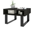 thumbnail image 1 of Bestar 104162-000022 Lyra End Table, Black Oak - 23. 6 x 23. 6 x 15. 63 in., 1 of 9