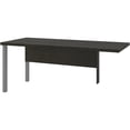thumbnail image 1 of Bestar 120811-32 Pro-Linea Return Table with Metal Legs - Deep Grey - 71.10 x 29.90 x 29.50 in., 1 of 6