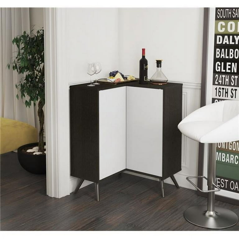 Bestar small space krom corner storage unit discount