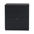 thumbnail image 1 of Bestar 2 Drawer Lateral Wood Lockable Filing Cabinet, Nickel, 1 of 2