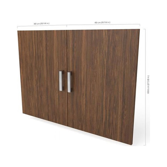 Bestar 80171-1130 Cielo by 2-Door Set for Base Storage Unit, Oak Barrel