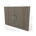 thumbnail image 1 of Bestar 80171-1147 Cielo by 2-Door Set for Base Storage Unit, Bark Gray, 1 of 7