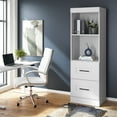 thumbnail image 1 of Bestar Edge 25W Closet Organizer with Drawers in white, 1 of 8