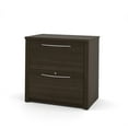 thumbnail image 1 of Bestar Embassy 2 Drawer Lateral Wood File Storage Cabinet in Dark Chocolate, 1 of 2