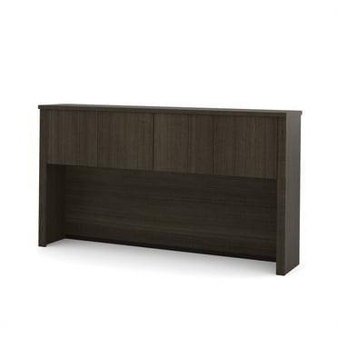Bestar Embassy 66" Hutch with Storage in Dark Chocolate