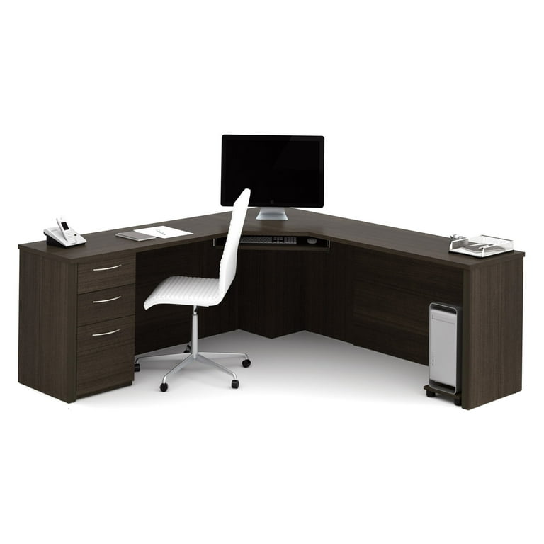 Work Desk Accessories, Desk Organiser Tray, Wooden Desk Set - Bestar