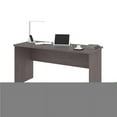 thumbnail image 1 of Bestar Innova 59" Wooden Writing Desk Shell in Bark Gray, 1 of 8