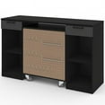 thumbnail image 1 of Bestar Lincoln Garage Workbench and Mobile Storage Unit in Black, 1 of 7