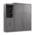 thumbnail image 1 of Nebula by Bestar 90" Queen Wall bed kit in Bark Gray-Color:Bark Gray, 1 of 4