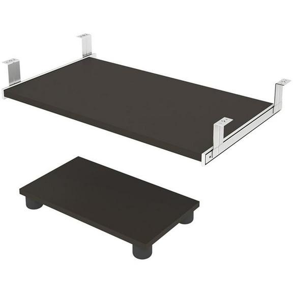 Bestar Prestige Plus Keyboard Shelf and CPU Platform in Slate