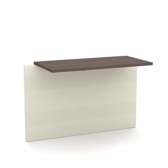 Bestar Prestige Plus Return Bridge in White Chocolate and Antigua