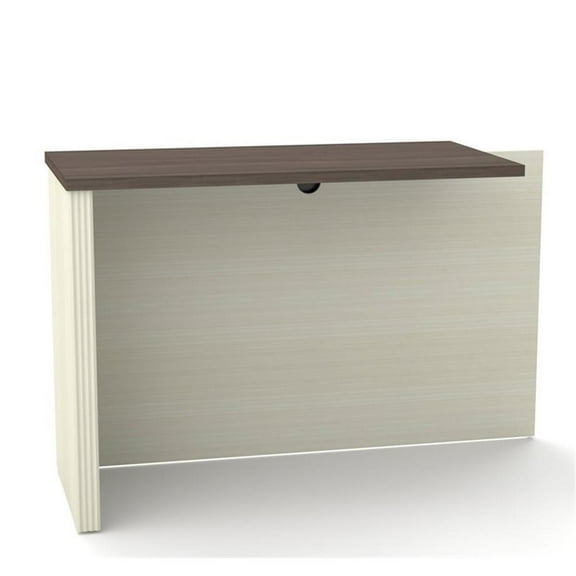 Bestar Prestige Plus Return Table in White Chocolate and Antigua