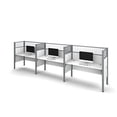 thumbnail image 1 of Bestar Pro-Biz 3 Person Melamine/Metal Workstation in White, 1 of 2