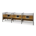 thumbnail image 1 of Bestar Pro-Biz Six Workstations in Cappuccino Cherry, 1 of 5