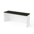 thumbnail image 1 of Bestar Pro-Concept Plus 72" Narrow Desk Shell in White and Deep Gray, 1 of 4