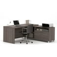 thumbnail image 1 of Bestar Pro-Linea L-Desk in Bark Gray, 1 of 4
