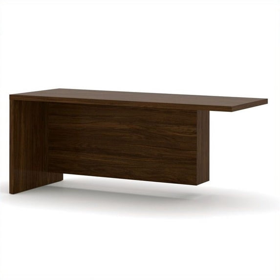 Bestar Pro-Linea Return Table in Oak Barrel