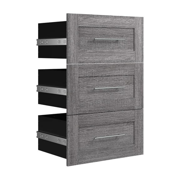 Bestar Pur 3 Drawer Set for Pur 25W Closet Organizer