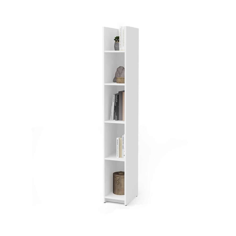 Free Shipping Bestar White Slim Storage Tower Unit with Shelves Tall Organizer Furniture Walmart Walmart