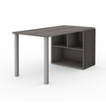 thumbnail image 1 of Bestar i3 Plus Computer Desk in Bark Gray, 1 of 8