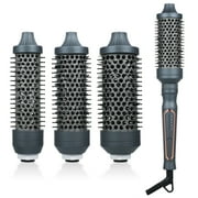 Bestauty 1.77 Hair Dryer Brush, 3 in 1 Hot Air Brush for Professional Salon with Negative Ion Anti-Frizz, Fast Drying