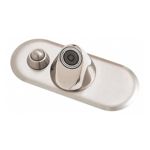 Bestcare Metering 4" Mount, 3 Hole Ligature Resistant Bathroom Faucet WH3376