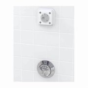 Wall, Ligature Resistant Showerhead, Chrome, White WH538-CSH-SRCH