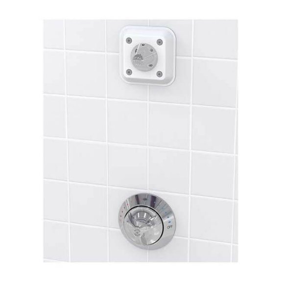 Bestcare Wall, Ligature Resistant Showerhead, Chrome, White WH538-CSH-SRCH