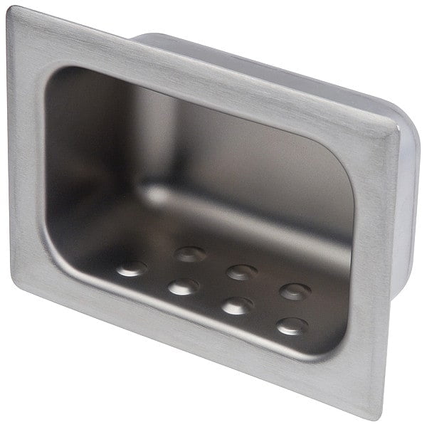 Stainless Steel Recessed Ligature Resistant Soap Dish