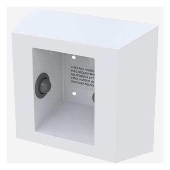 Bestcare Toilet Paper Holder,White,SS,10-1/2" L WH1847B