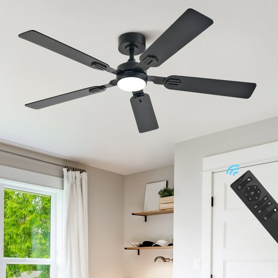 Bestco 52″ Remote Controlled Ceiling Fan with Light Kit