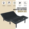 thumbnail image 1 of Bestco Adjustable Queen Bed Base Frame with Wireless Remote, Motorized Head & Foot Incline, Vibration Massage, USB Port, Lighting, 1 of 10