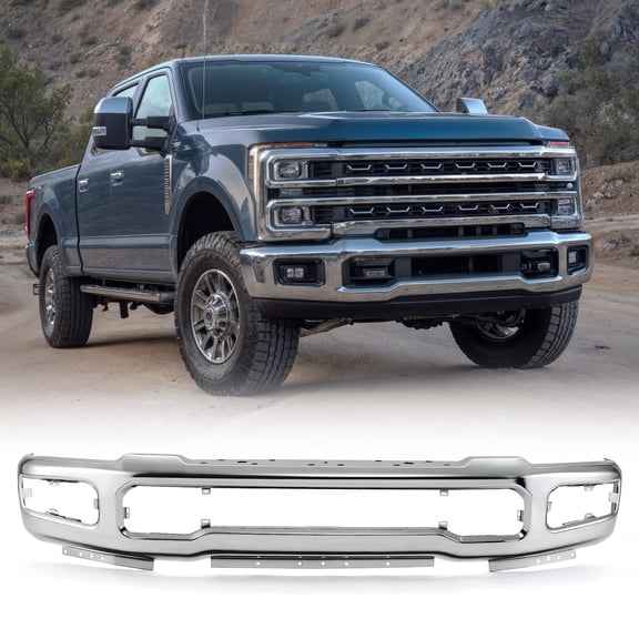 Bestco Chrome Front Bumper Cover For 2023 2024 2025 Ford F-250 F250 F350 Super Duty