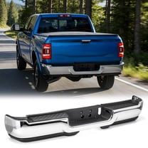 Bestco Rear Step Bumper Assembly 2019-2024 Dodge RAM 2500 3500 Heavy-Duty Bumper Steel Chrome