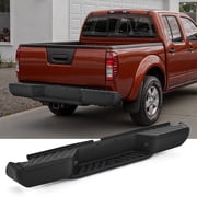 Bestco Steel Rear Step Bumper for 2005-2021 Nissan Frontier Black w/o Sensor Holes