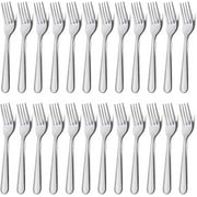 Bestdin 24 Pieces Dinner Forks, Food Grade Stainless Steel 7.1" Forks Silverware, Table Forks Use for Home Kitchen Restaurant, Flatware Silverware Forks, Mirror Polished & Dishwasher Safe