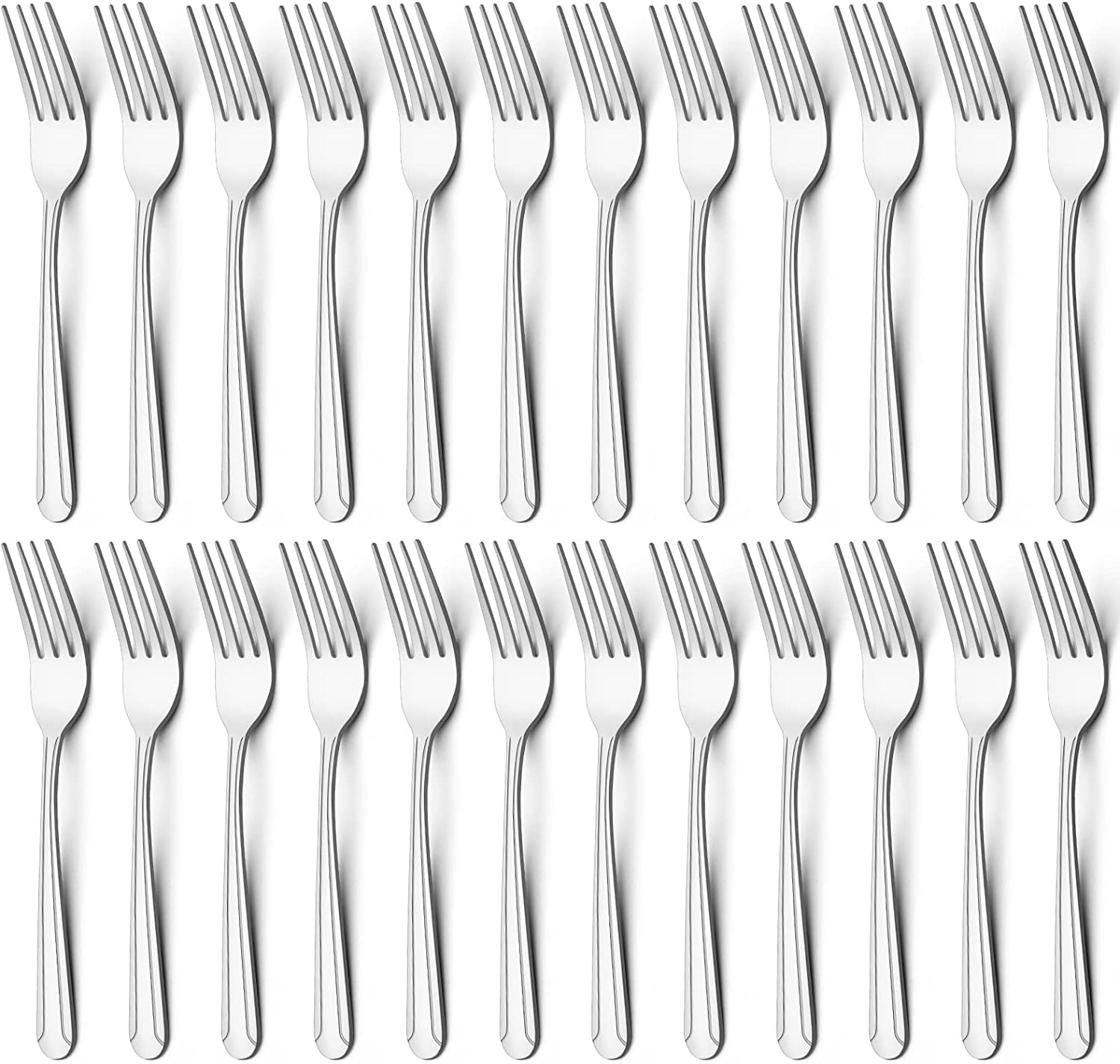 Sangdo Silverware Forks 12pcs Stainless Steel Dinner Forks Set for Home