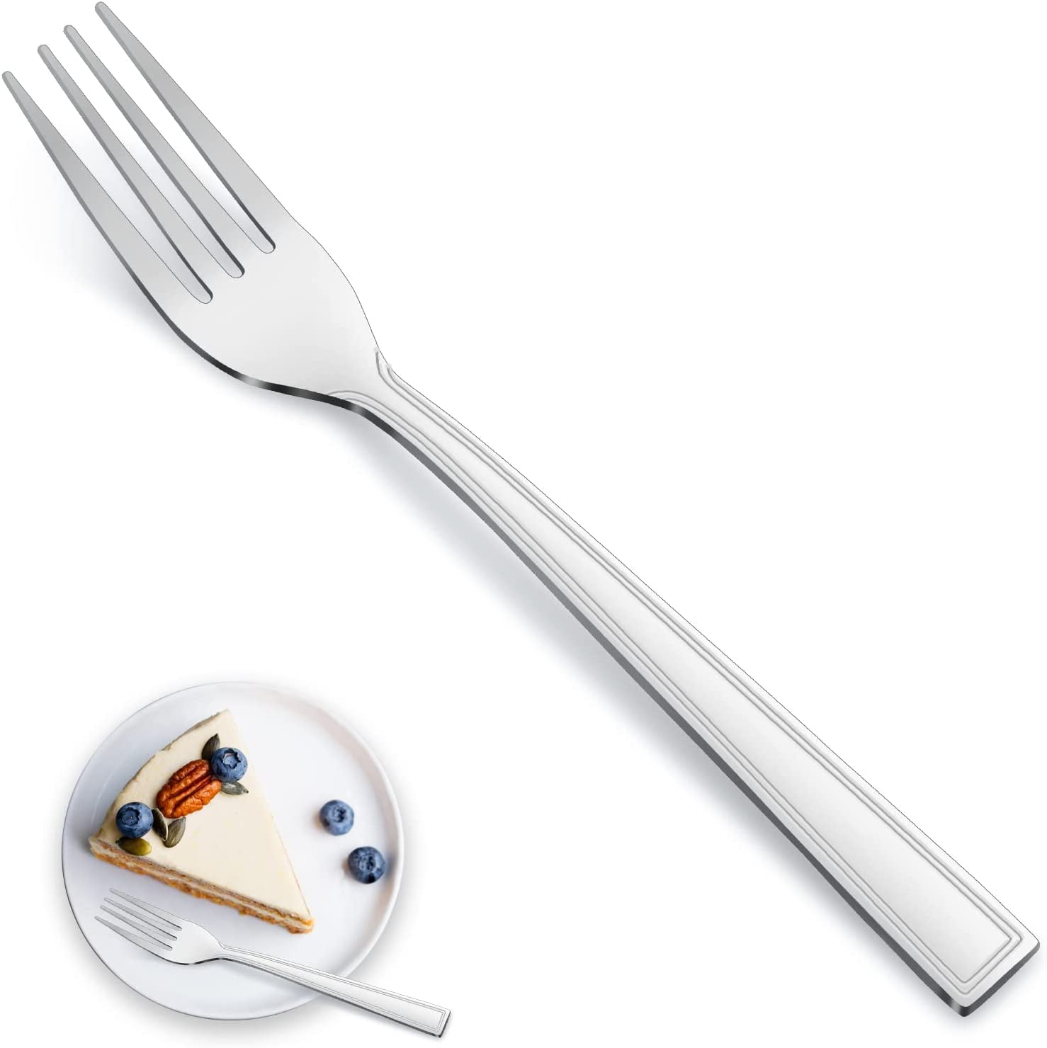 Bestdin 36 Pieces Cake Forks Set, 5.9" Small Stainless Steel Forks