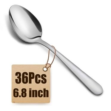 Bestdin Dinner Spoons Set, 36 Pieces Stainless Steel 6.8" Table Spoons, Spoons Cutlery Only, Dishwasher Safe, Mirror Polished, Dessert Spoons for Home Kitchen & Restaurant