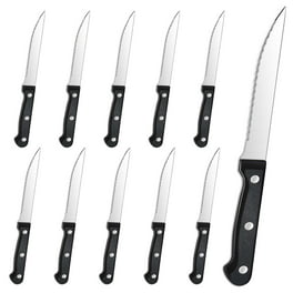 McCook DISHWASHER SAFE MC701 Black Knife Sets of 26, Stainless Steel  Kitchen Knives Block Set with Built-in Knife Sharpener,Measuring Cups and  Spoons