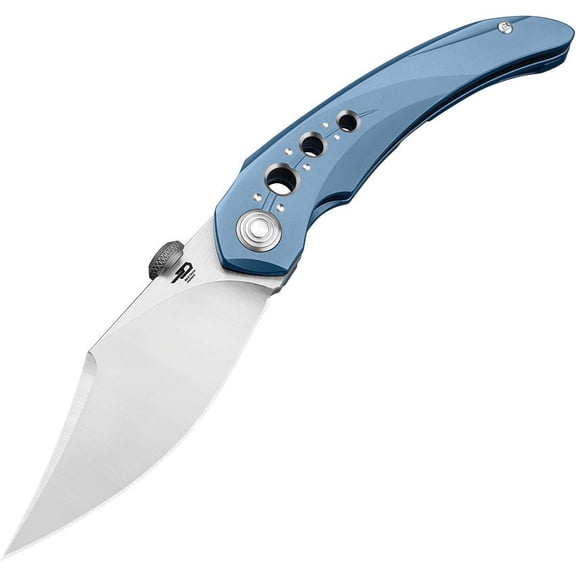 Bestech Knives Razon Framelock M-Cut Blue titanium