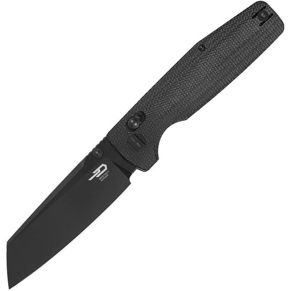 Bestech Knives Slasher Axis Lock Black D2 micarta