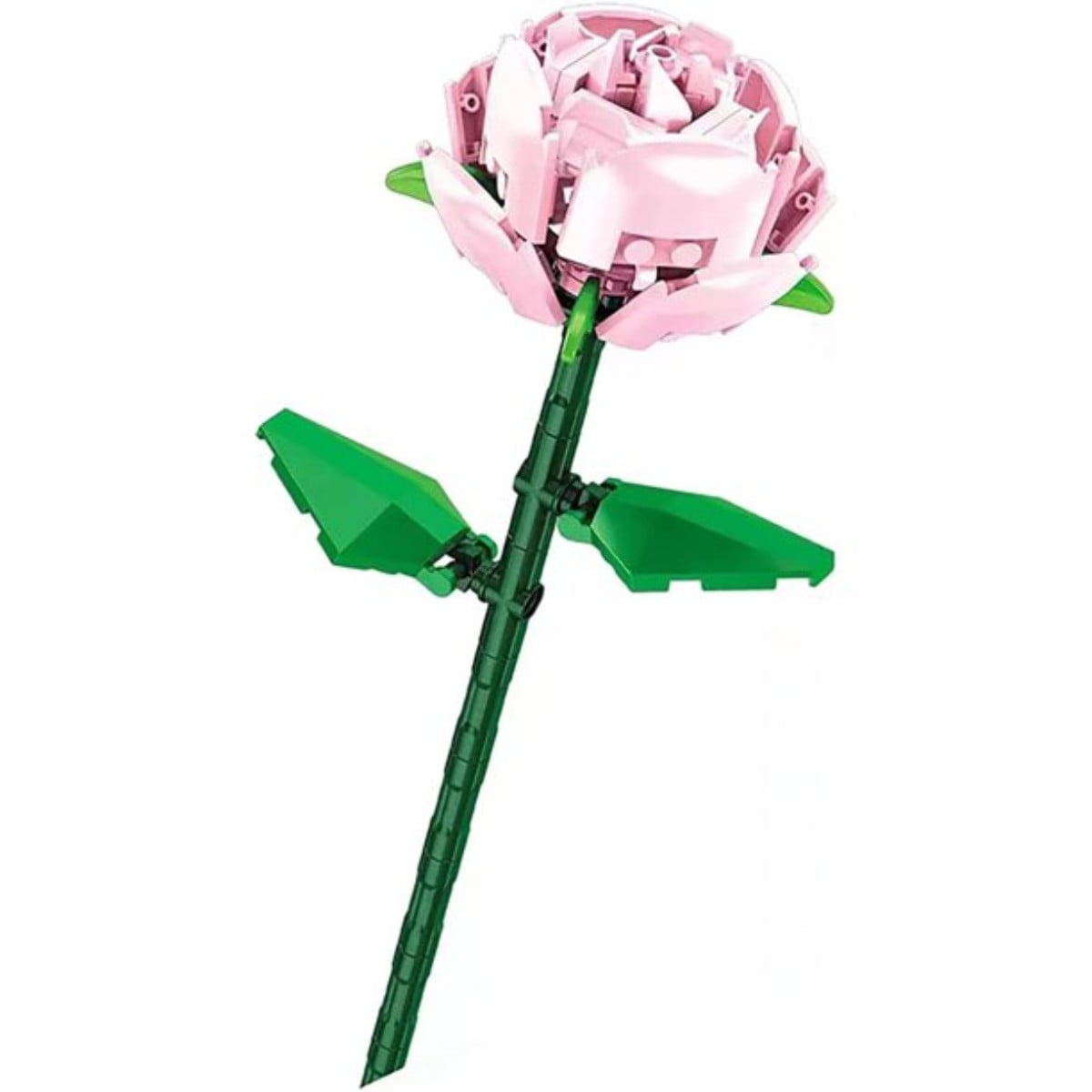 Besteshop Buliding Blocks Pink Rose Flowers Toys DIY Flower Not ...