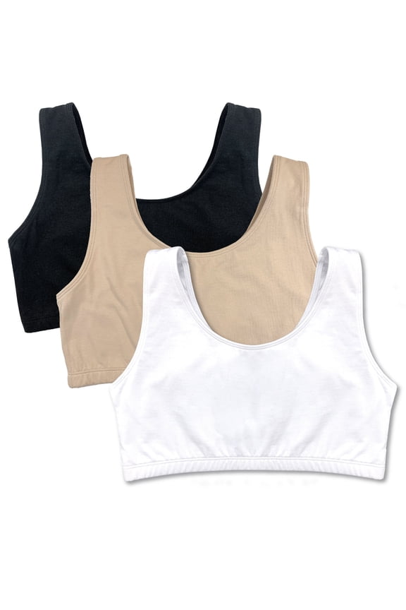 5009012 Tank Style Sport Bra - 3 Pack